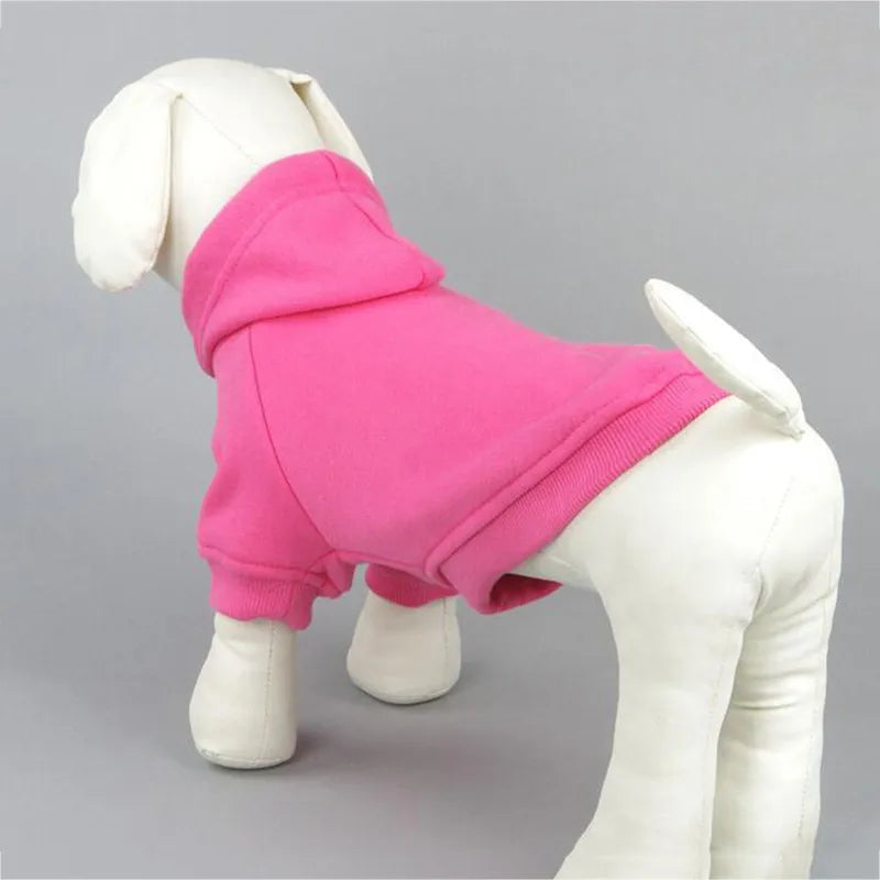 Popular Pet Dog Cat Hooded Sweater Warm Thicken Small Dog Hoodies Fleece Coat for Dog Clothing Sweatshirt Hoodie Jacket