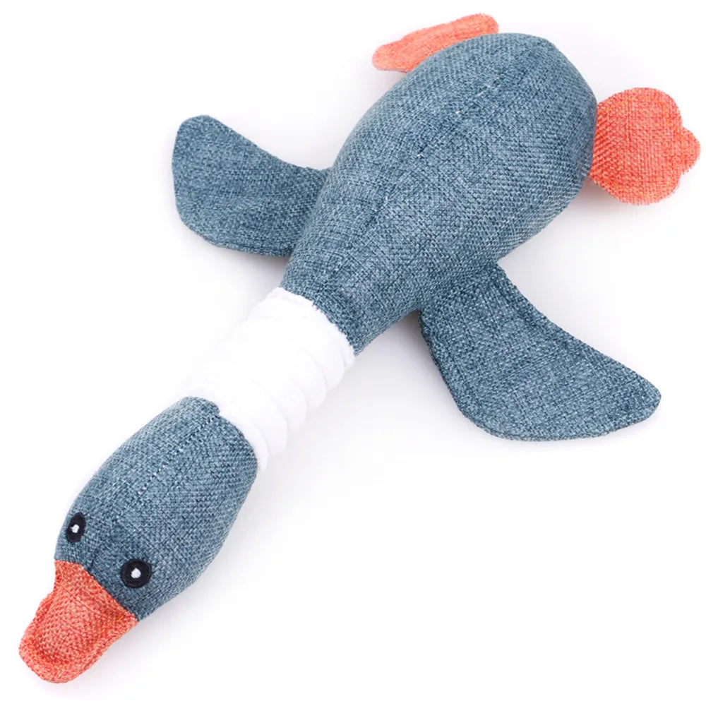 Lovely Dog Toy Cat Pets Squeak Toys Linen Plush Bite Toys Shrilling Decompression Tool Pet Squeeze Sound Durable Dog Chew Toys