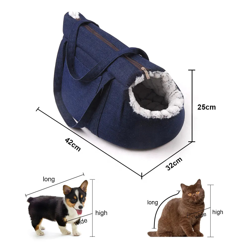 Pets Carrier for Cat Carrying Bag for Cats Backpack for Cat Panier Handbag Travel Small Bag Plush Puppy Bed Pet Products Gatos
