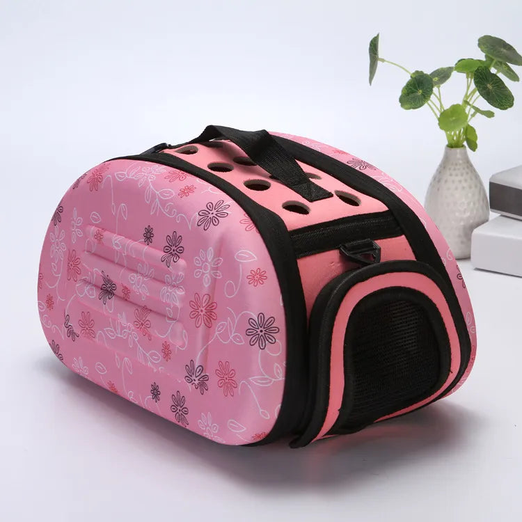 2019 new Pet Carrier For Dogs Cat Folding Cage Collapsible Handbag Plastic Carrying Bags Pets Supply Portable Travel Shoulderbag