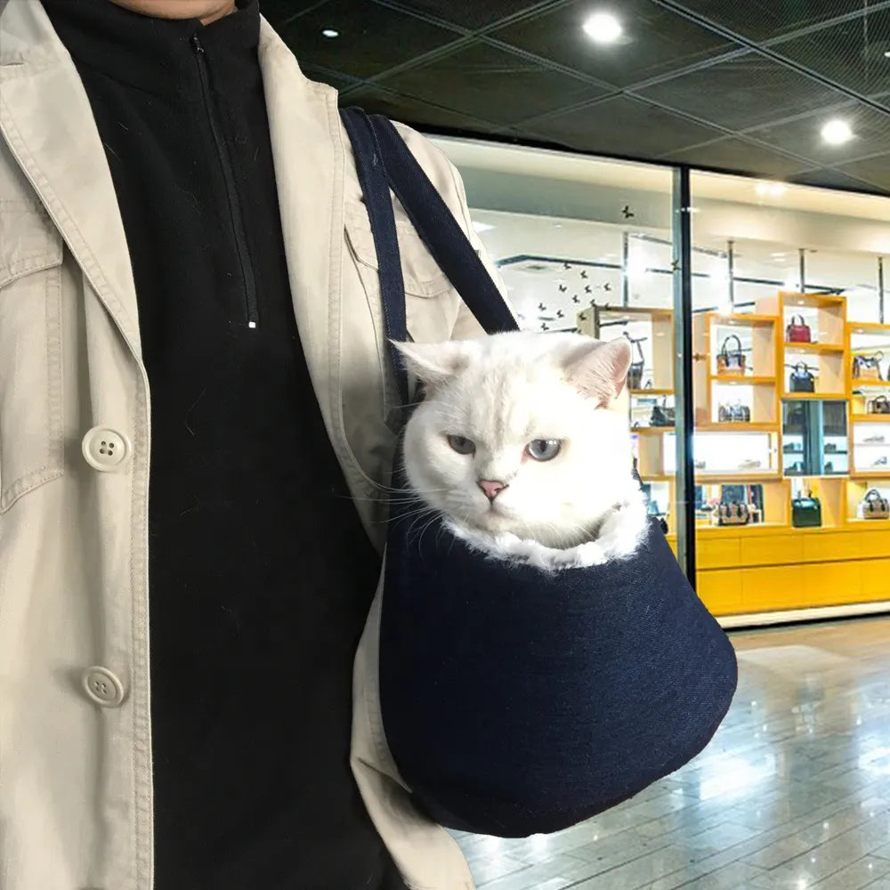 Pets Carrier for Cat Carrying Bag for Cats Backpack for Cat Panier Handbag Travel Small Bag Plush Puppy Bed Pet Products Gatos