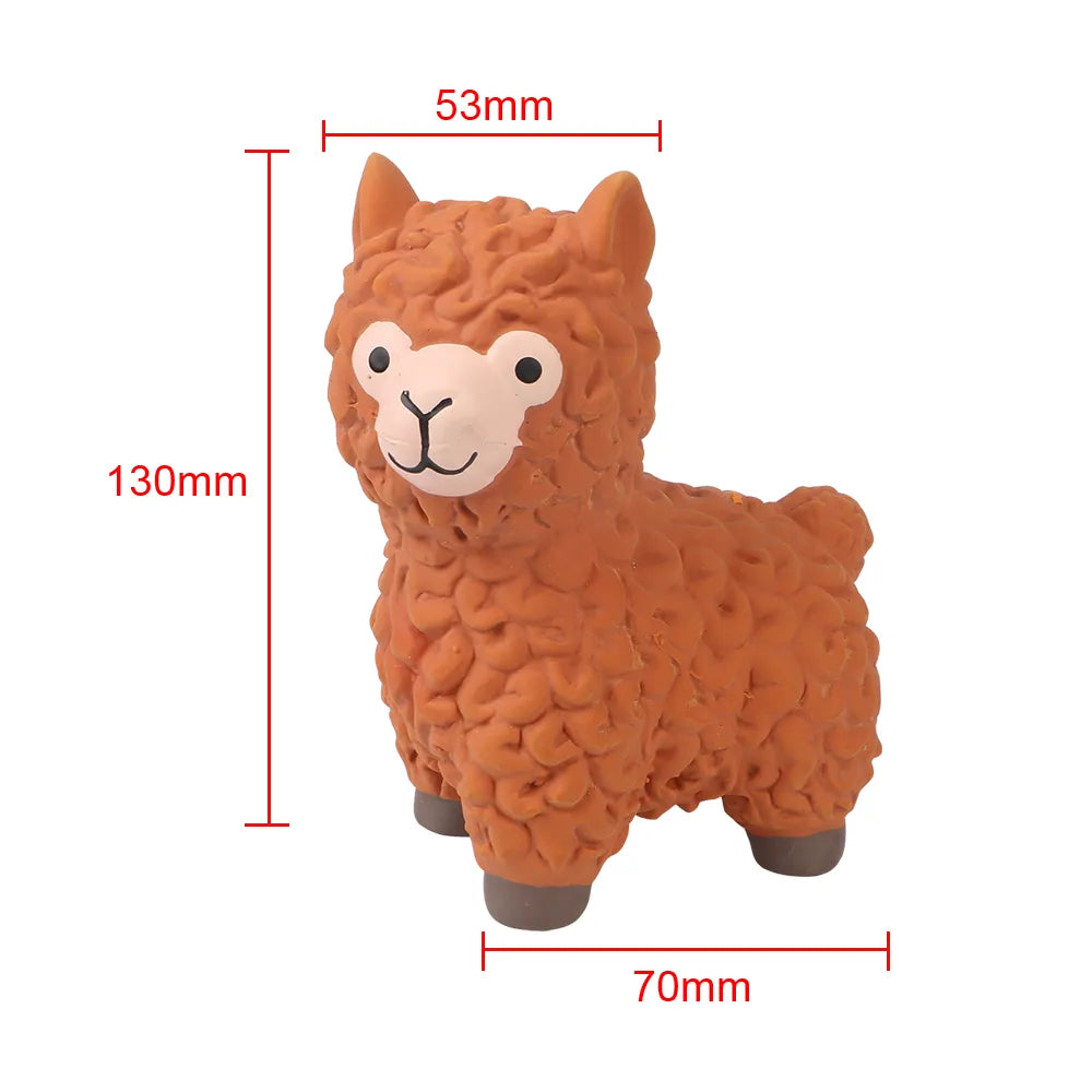 HOOMIN Puppy Pet Play Chew Toys Dogs Cats Cleaning Teeth Animal Shape Rubber Squeaky Sound Dog Toys Pets Supplies