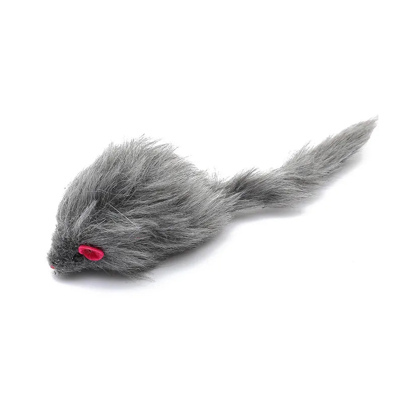 10Pcs Plush Simulation Mouse Interactive Cat Pet Catnip Teasing Interactive Toy for Kitten Gifts Supplies