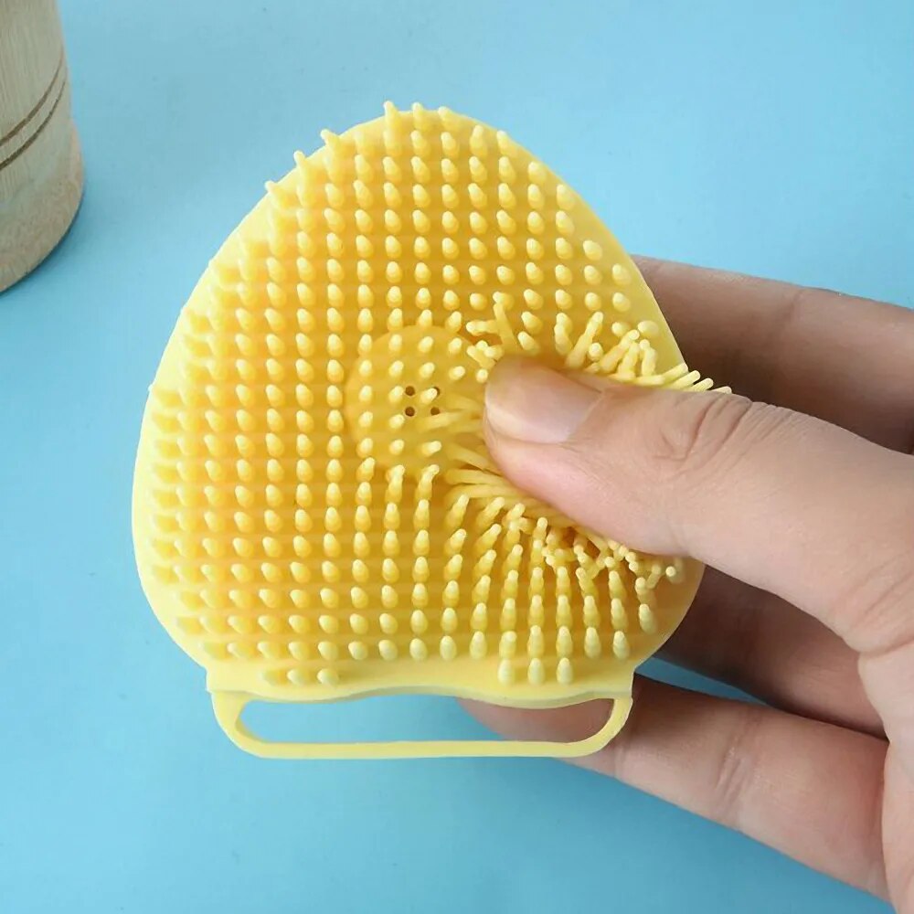 Heart-shaped Dog Wash Tools Bath Massage Gloves Brush Soft Safety Silicone Puppy Cat Pet Kitten Cleaning Brush Pet Supplies