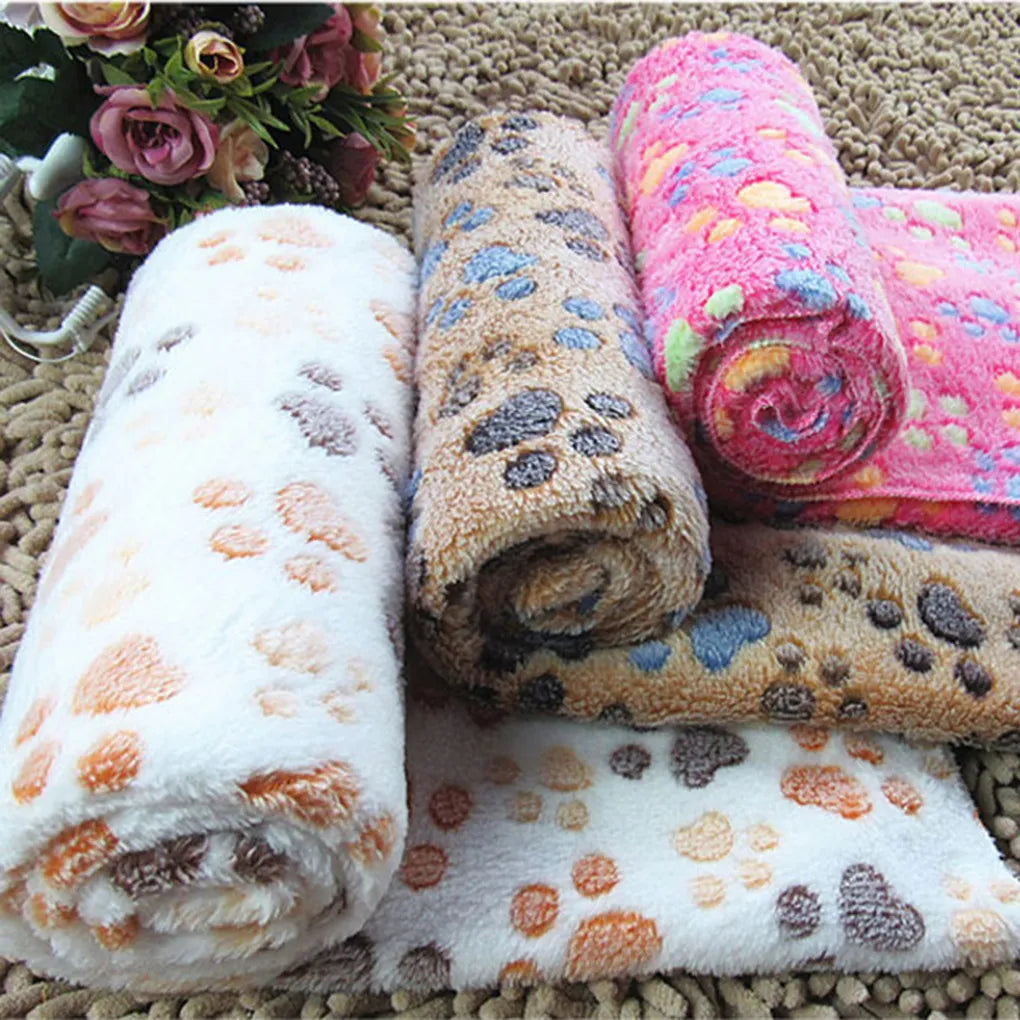 Hot Warm Pet Fleece Blanket Bed Mat Pad Cover Cushion for Dog Cat Puppy Animal Winter Supplies